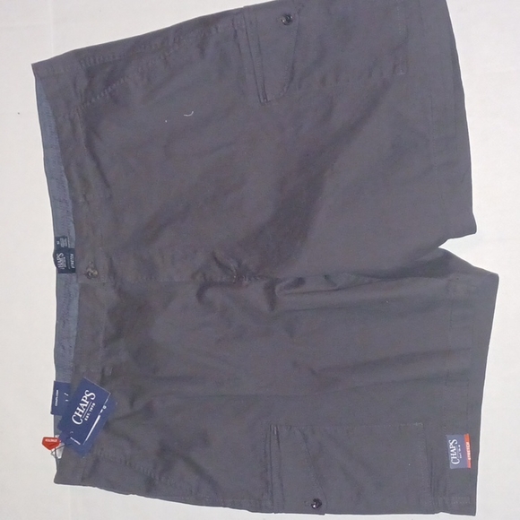 Chaps Cargo Shorts - Stretch Big&Tall Gray NWT - Picture 1 of 7